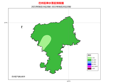 巴中市巴州区72小时天气预报