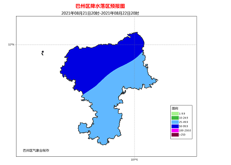 巴中市巴州区72小时天气预报