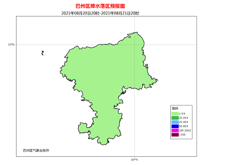 巴中市巴州区72小时天气预报