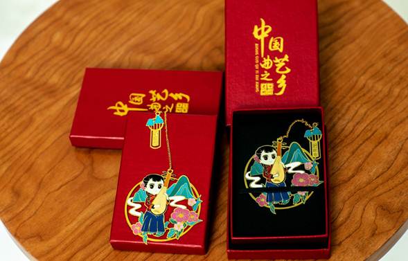 8.“望红台”系列文创产品—书签