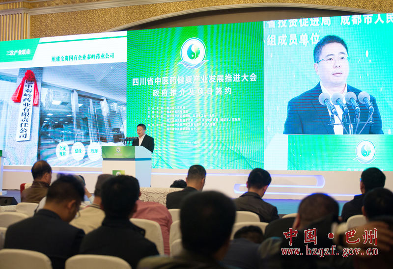 杨波在全省中医药健康产业发展推进大会上作交流发言